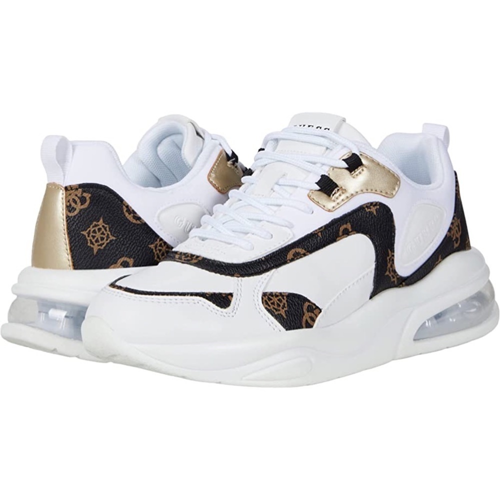 New GUESS Fever Logo Air Bubble Sneakers SZ 6.5